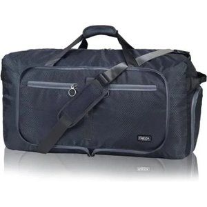 Foldable Travel Duffel Bags for Men Dark Gray) Water Resistant Duffle Bag